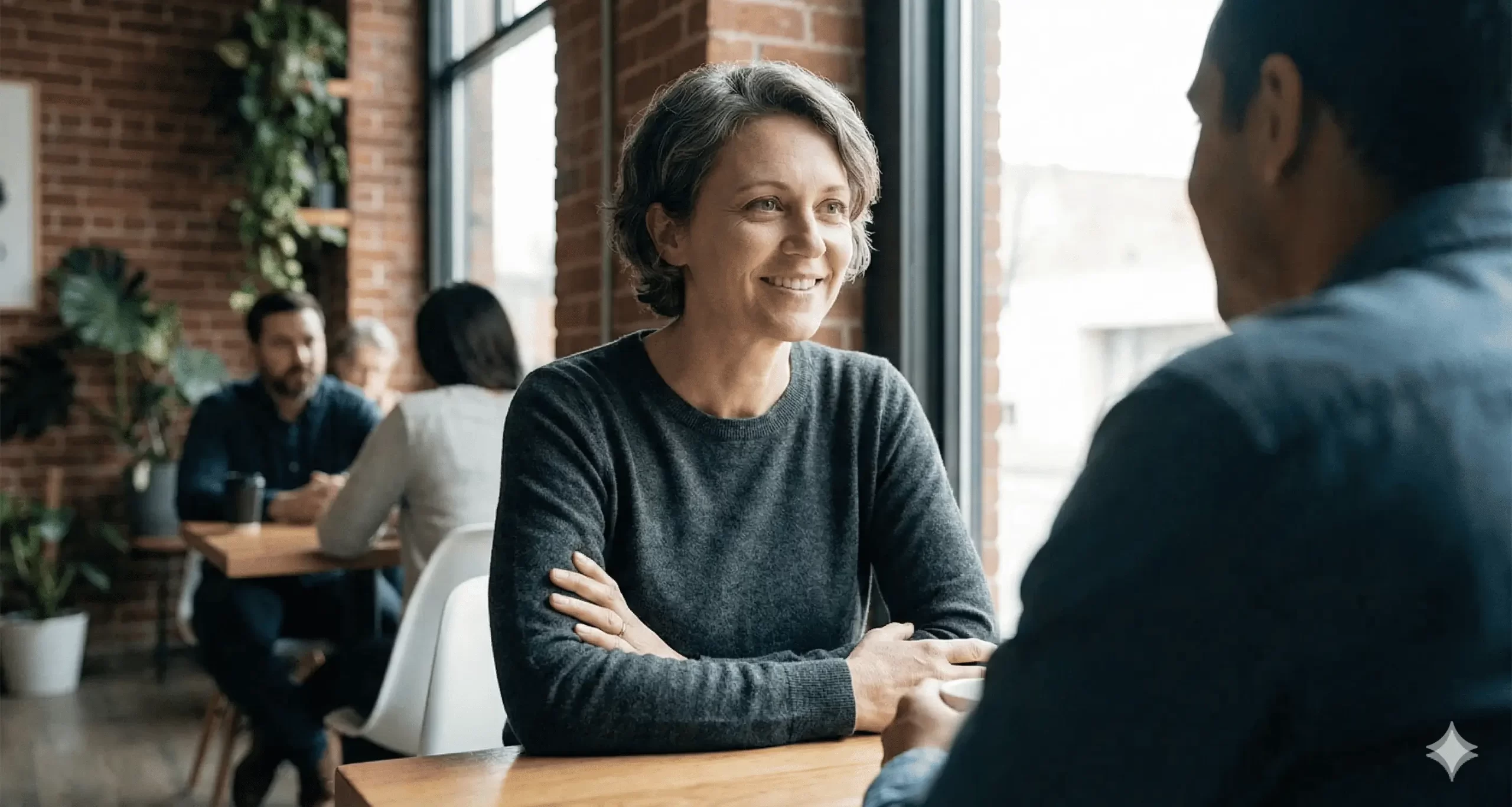 Speaking confidently at close distance